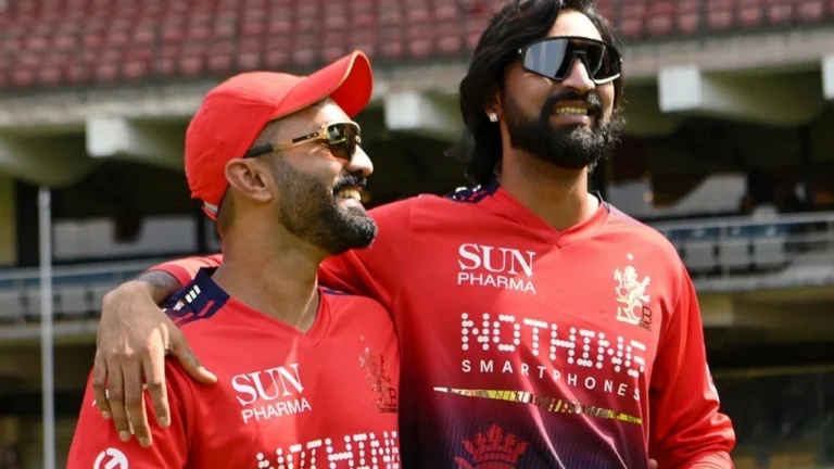 Krunal Pandya playfully taunts Dinesh Karthik after RCB coach forgets his role i – IPL 2026: क्रुणाल पांड्या ने दिनेश कार्तिक को दिलाई अपनी याद, RCB की जीत के बाद का मजेदार वीडियो